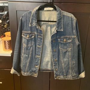 JustFab Slim Trucker Jacket